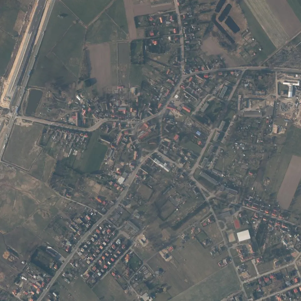 Zdjęcie lotnicze Przybiernowa